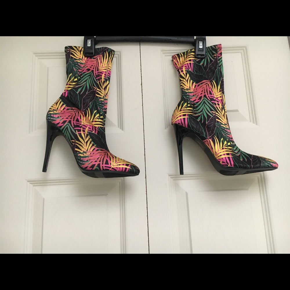 Call It Spring Multi Color Pointy Boots - image 1